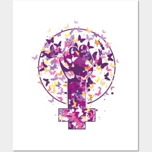 Feminist Symbol Support Feminism Version 3 Posters and Art